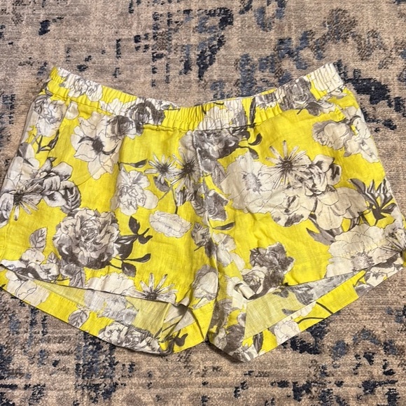 Kut from the Kloth Pants - Kut from the Kloth High Waist Yellow and Gray Floral Shorts